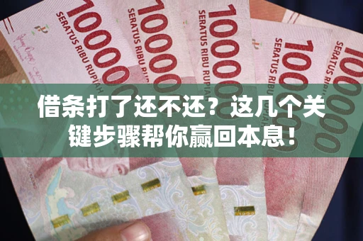 济南借条打了还不还？这几个关键步骤帮你赢回本息！