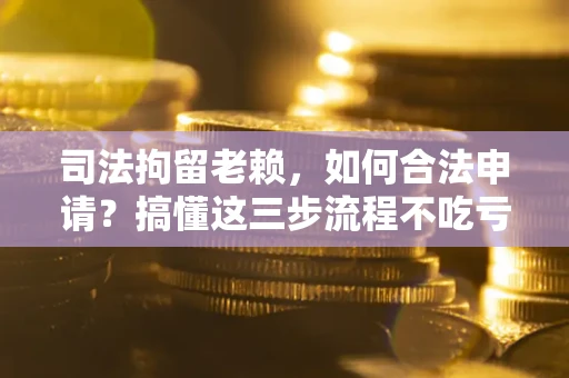 济南司法拘留老赖，如何合法申请？搞懂这三步流程不吃亏！