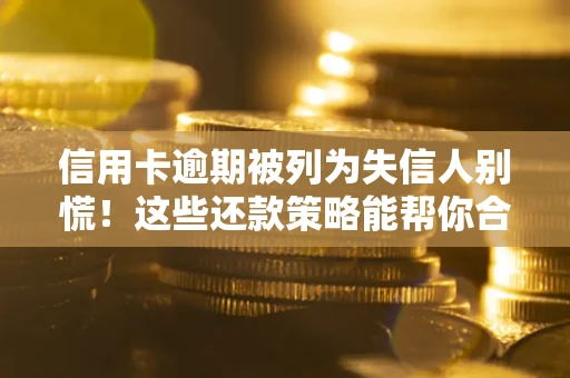 济南信用卡逾期被列为失信人别慌！这些还款策略能帮你合法止损