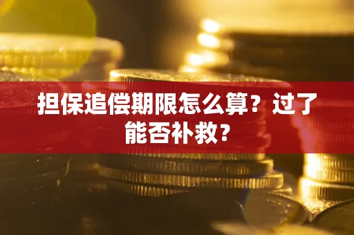 济南担保追偿期限怎么算？过了能否补救？